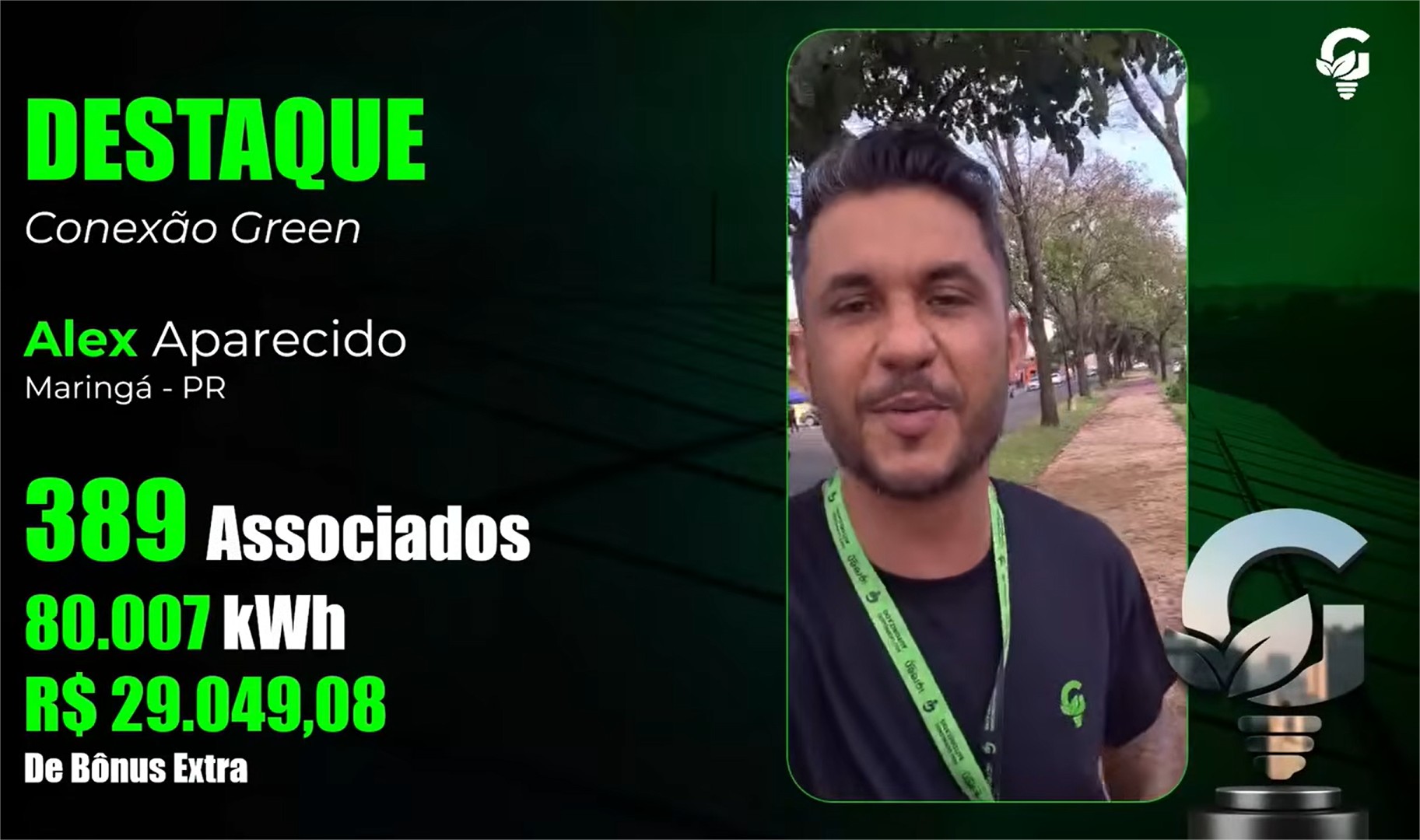Destaque Conexão Green - Alex Aparecido
